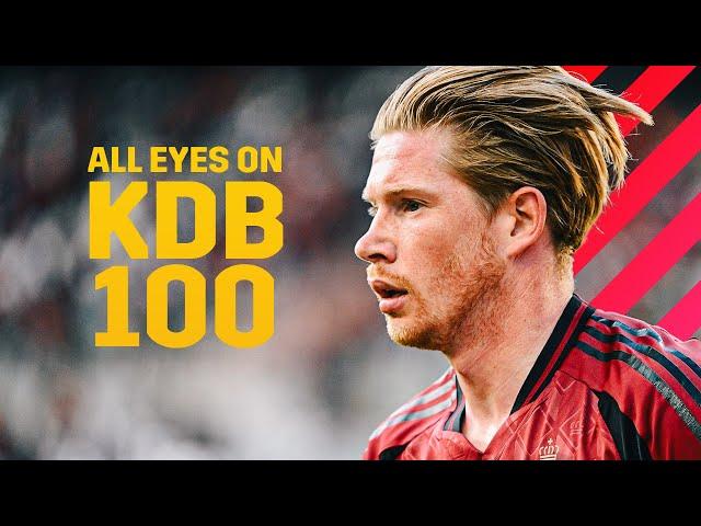 POV Kevin De Bruyne's 100th cap as a Red Devil | #REDDEVILS