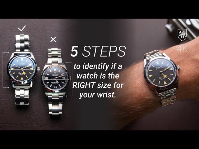 How to tell if a watch is the RIGHT size for your wrist in 5 steps. From online to the wrist.