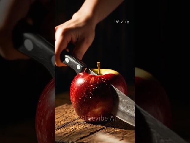 Cinematic Apple Slice – Juicy Perfection in Every Cut