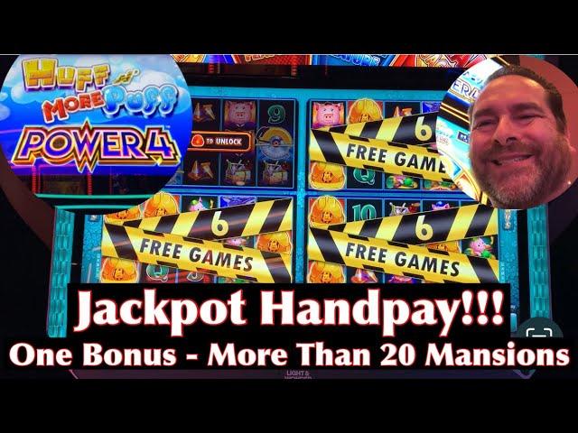 Jackpot! Huff ‘n More Puff Power 4 Lands More Than 20 Mansions In A Single Bonus!