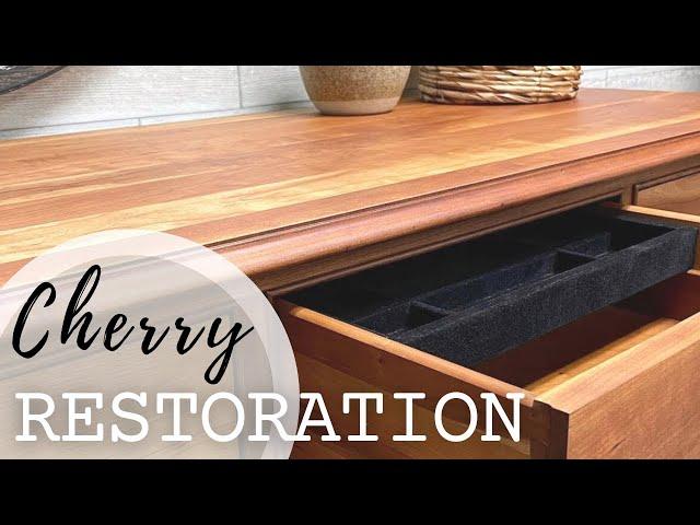 How This Solid Cherry Dresser Went From Drab To FAB!