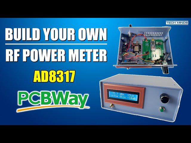 RF Power Meter Using An AD8317 & Arduino