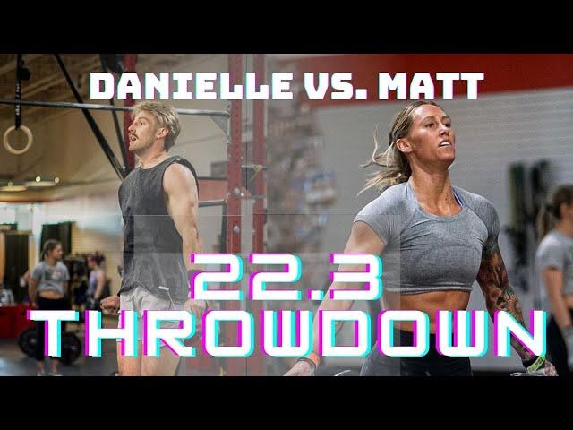 CrossFit Athletes Danielle Brandon and Matt Dlugos go head to head in 22.3 // Underdogs Athletics