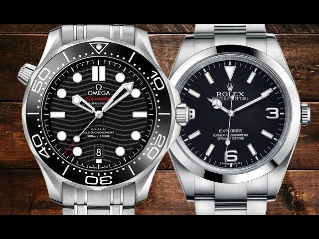 BATTLE OF THE TITANS: Omega Seamaster Professional (2018) Vs. Rolex Explorer 214270