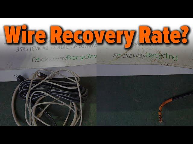 Copper Recovery Rates & If You Should Strip The Wire