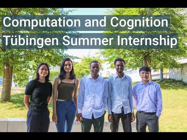 Computation and Cognition Tübingen Summer Internship | 3-months fully funded internship in Germany!