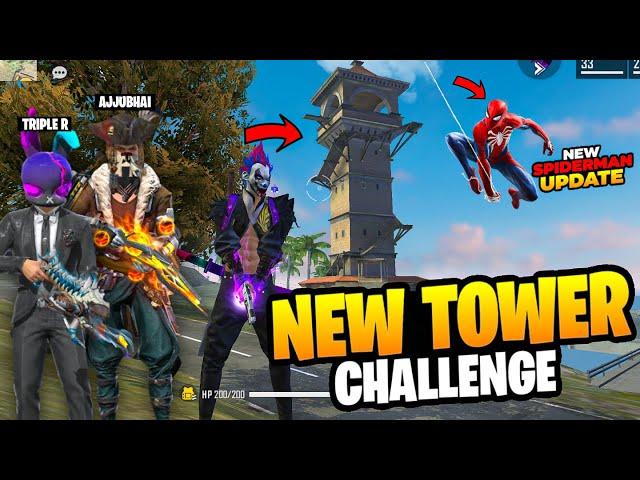 We Found Spiderman in New Tower Challenge ️ Ft. @TotalGaming093 @MrTripleR  || Desi Gamers