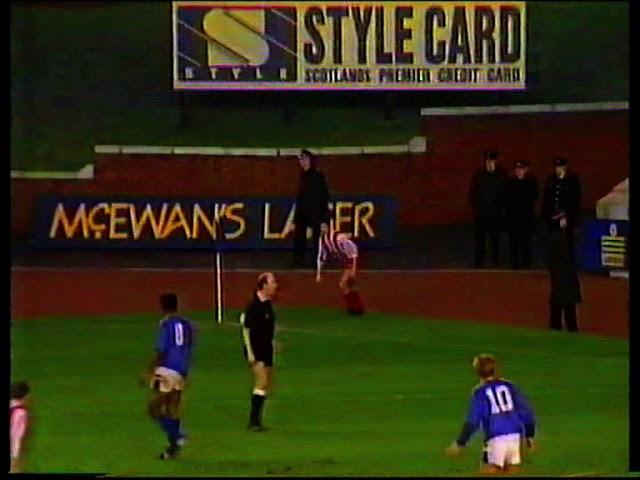 Rangers v St Johnstone Scottish Cup 1990