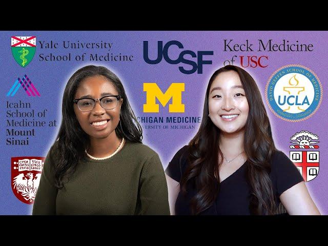 10 Acceptances to Top Medical Schools | Ask a Yale Medical Student