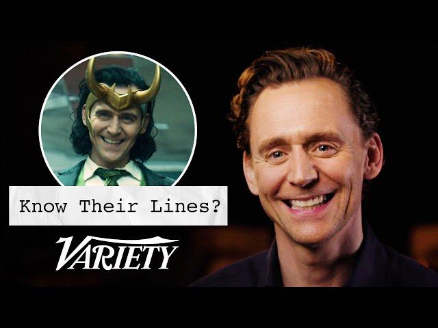 Does Tom Hiddleston Know Lines From His Most Famous Movies & TV Shows?