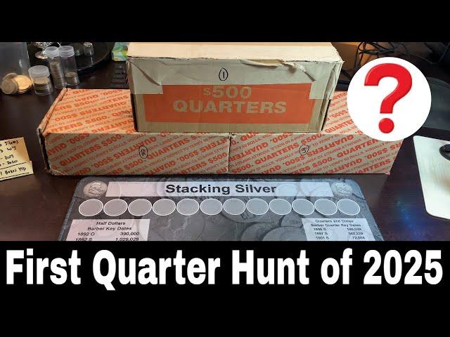 Sometimes Quarter Boxes are Tough - First Quarter Coin Roll Hunt of 2025