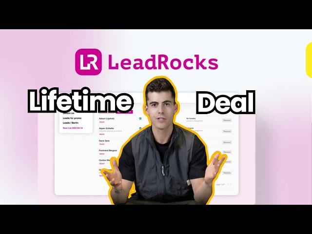 LeadRocks Lifetime Deal - Better Leads For Your Needs