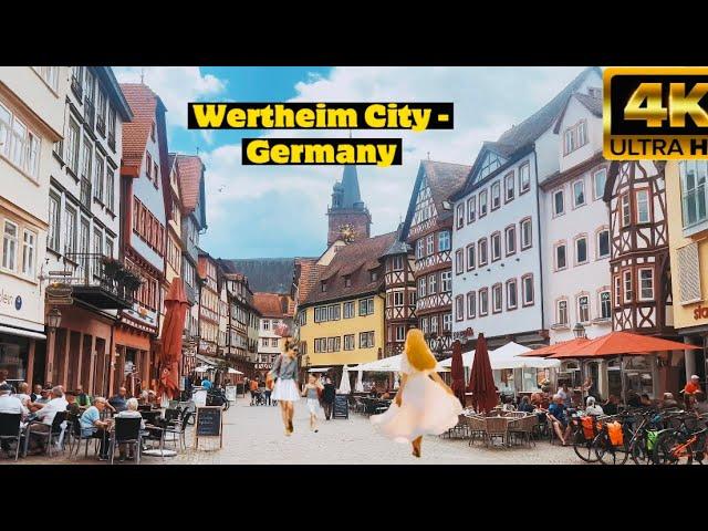 25. Wertheim City - Germany Walking Tour 4K / du lịch Đức - tham quan thành phố ngàn sao