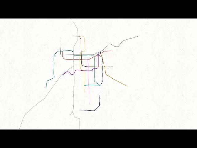 Evolution of Santiago Metro