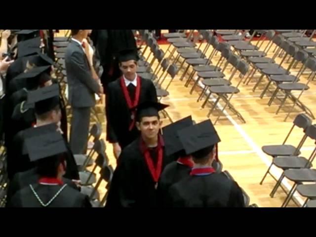 Bobby Ramos procession-Milan 2014 graduation.