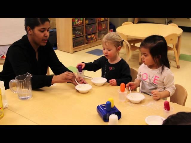 Preschool Science Experiment at Bright Horizons