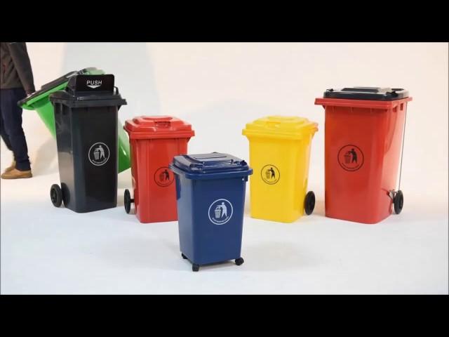 Wheelie Bins with Optional Lids