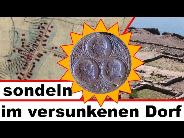 Sondeln im versunkenen Dorf - sondeln mit Lechsonde - metaldetecting