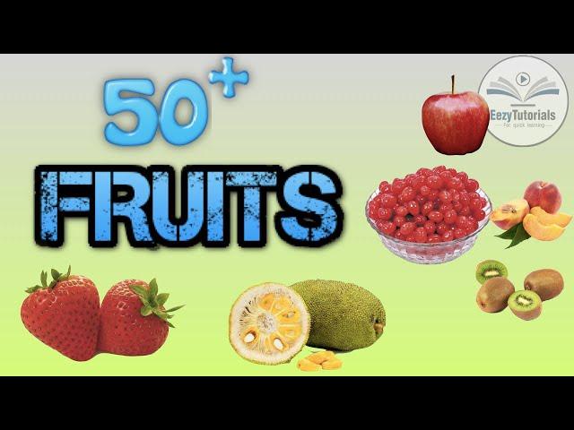 50 Fruits Names in English