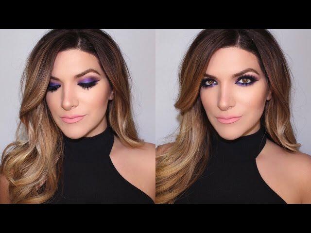 Purple Eyeshadow Makeup Tutorial