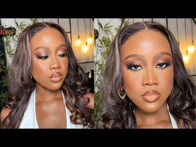 ANOTHER MAKEUP ARTIST DOES MY MAKEUP FT GLAMBYADANMA