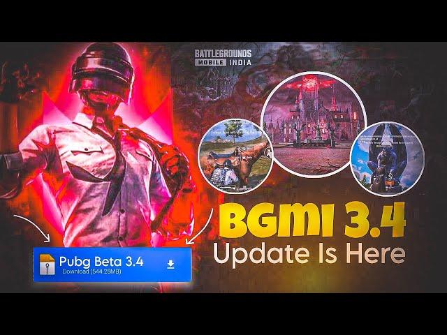 Bgmi 3.4 Update Download link  bgmi 3.4 update kaise khele ! bgmi 3.4 update leaks !