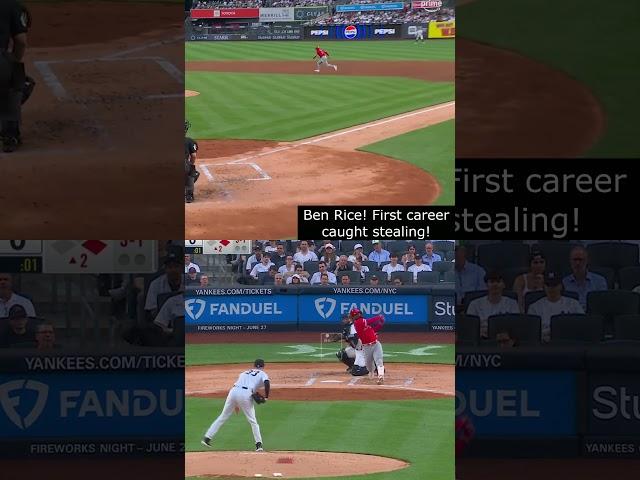 Ben Rice Caught Him! First Career Catcher Highlight