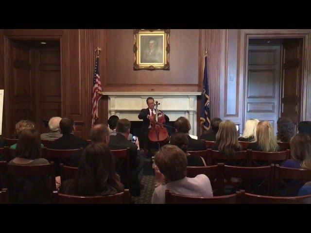 YoYo Ma performs for special Senate audience on World IP Day