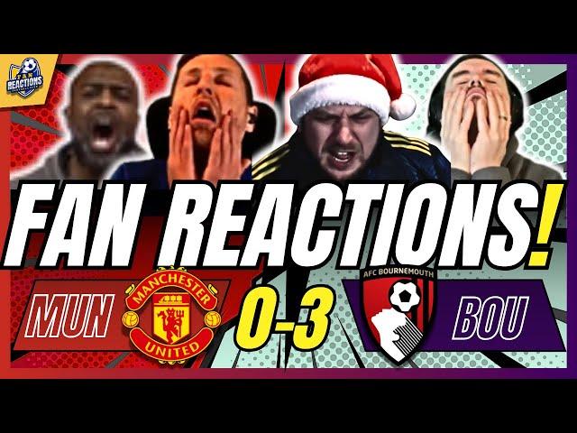 MAN UNITED FANS DESPERATEREACTION TO MAN UNITED 0-3 BOURNEMOUTH | 24/25 PREMIER LEAGUE