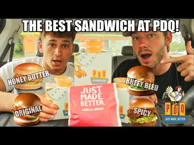 Trying Every Sandwich at PDQ!!