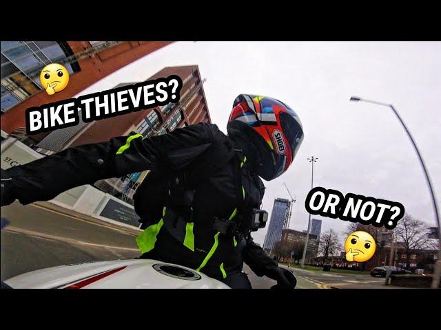 Motorcycle thieves in Manchester?  Something didn't feel right and I wasn't risking it!