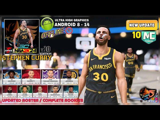 NBA2K24 JUMPMAN 5 v.10 STEPH CURRY EDITION | NEW UPDATED ROSTER, JERSEY & ACCESSORIES  For ANDROID