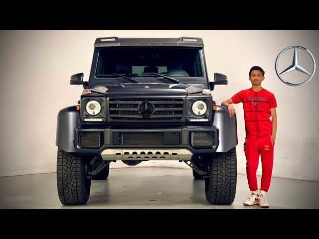 বাংলায় পর্যালোচনা Mercedes G-Wagen On Portal Axles G550 4x4²,Squared,(Powerful, Capable & Expensive)