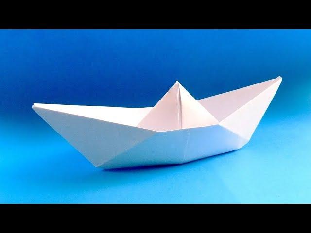 How To Make a Paper Boat That Floats - Origami Boat