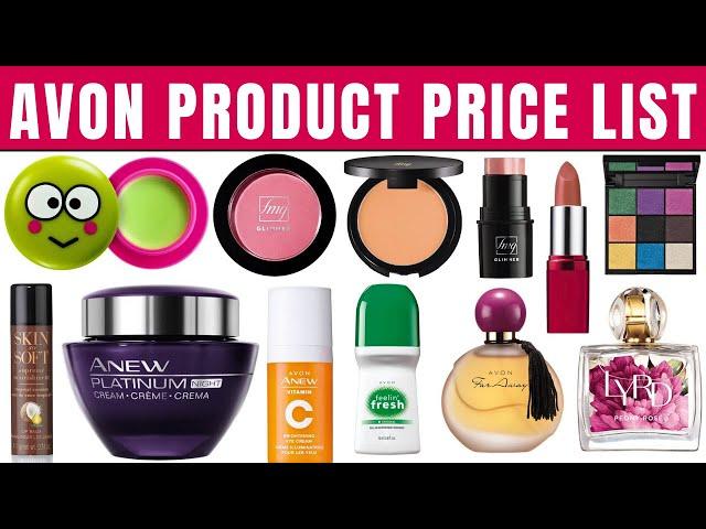 Avon Product Price List 2024 | Skin of Soft, Deodorant, Makeup, Lotion, Lipstick, Skin Care Catalog