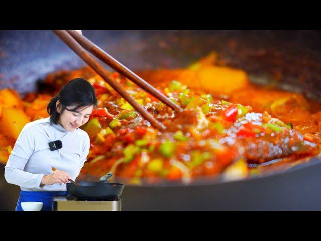 Spicy Braised Flounder/가자미조림