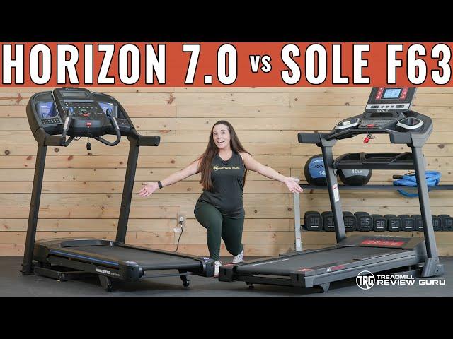 Sole F63 vs Horizon 7.0 AT Treadmill Comparison | Which Is Best?