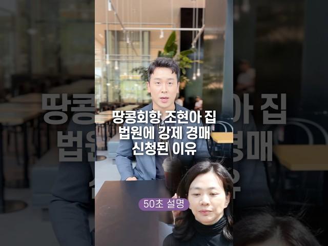 Why was the house of Cho Hyun-ah, the owner of Peanuts, forcibly auctioned by the court? Explaine...