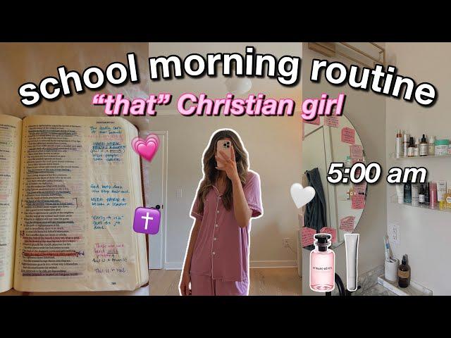 5AM "THAT" CHRISTIAN GIRL SCHOOL MORNING ROUTINE ️