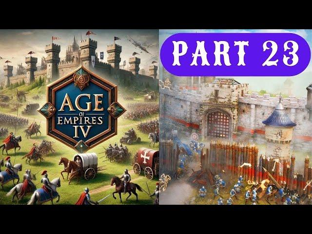 I Conquered France war in AGE of Empires 4 Campaign Mode!