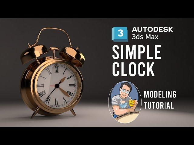 3ds max | Modeling Tutorial | Beginner | Alarm Clock