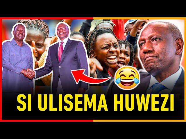 GEN Zs LAUGH AT RUTO ACCEPTING RAILA'S HANDSHAKE YET HE SAID HE CAN'T! KULIENDAJE?