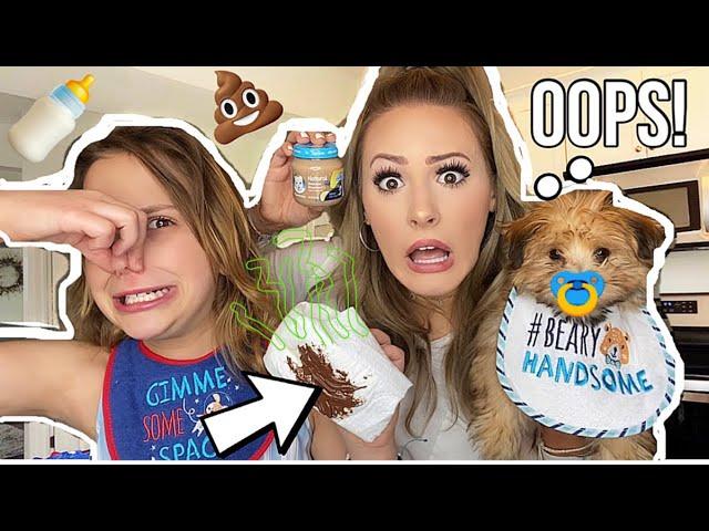 Treating Our PUPPY Like A REAL HUMAN BABY for 24 HOURS *GONE WRONG*  