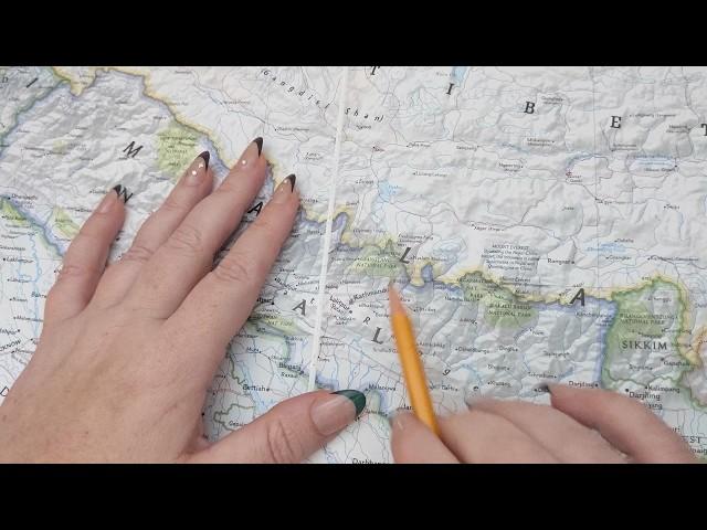 ASMR ~ Bagmati, Nepal History & Geography (Kathmandu) ~ Soft Spoken Map Tracing Google Earth