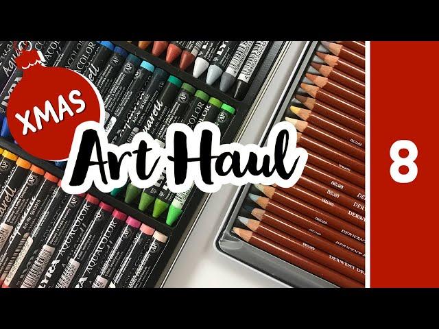 Art Supply Haul  Artist Gift Ideas XMAS, Amazon Art Supplies, AliExpress Watercolor Paper