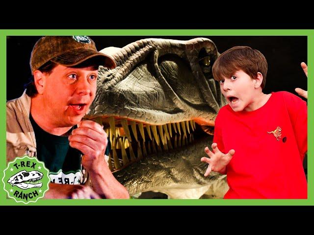 You Won't Believe It! Dinosaur Park Big Surprise |  T-Rex Ranch Dinosaur Videos