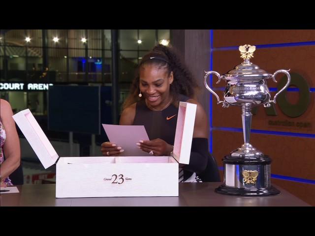 Serena Williams Gets Gift From Michael Jordan | ESPN Archives