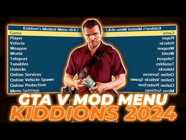 Kiddions GTA V Mod Menu | BEST GTA V Mod Menu [Free 2024] | Kiddions Mod Menu [Download]