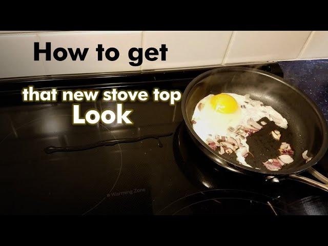 How to Polish the Electric Stove Top to a Brand New Look