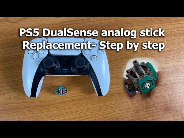 PS5 DualSense drift fix - analog stick Replacement- Step by step